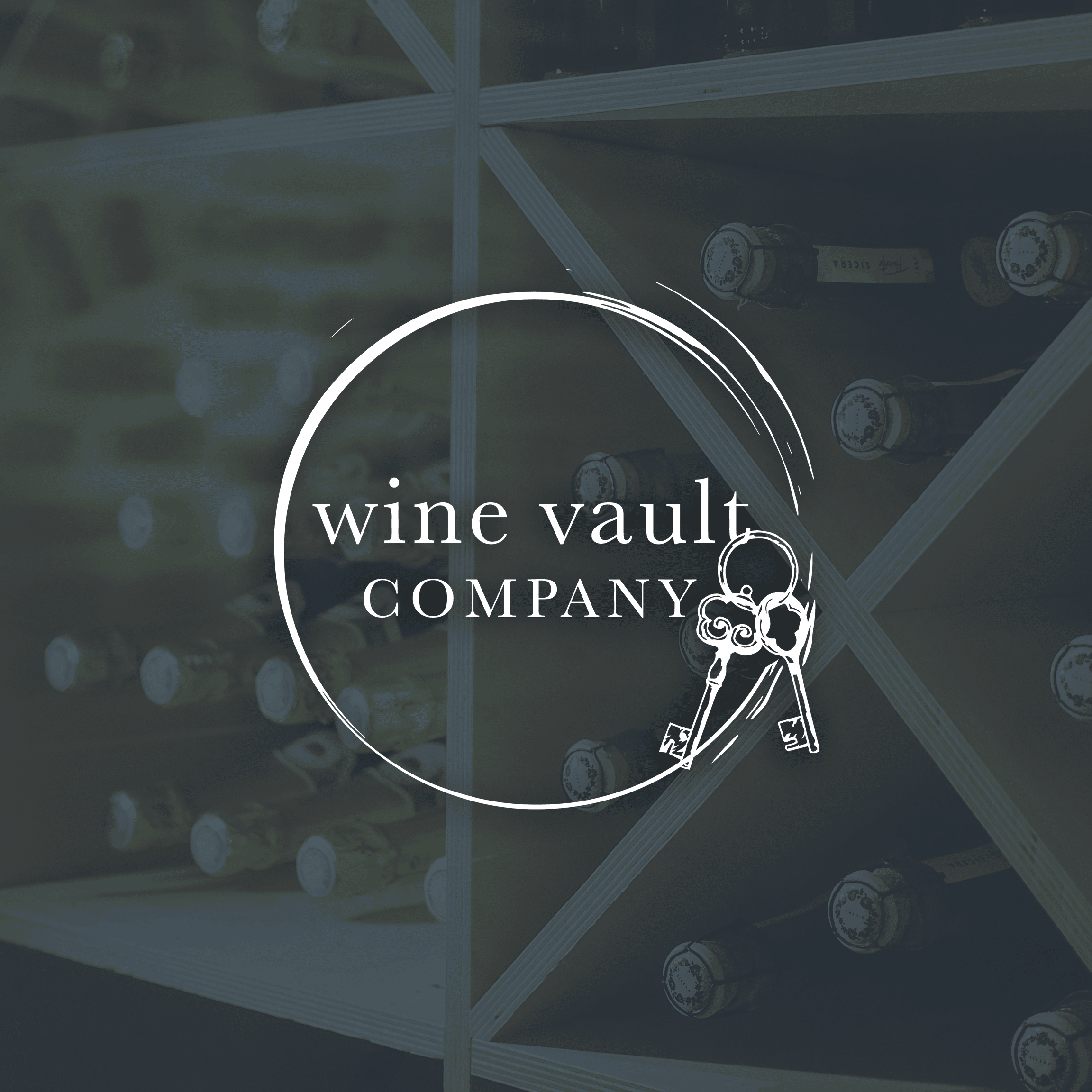 Wine Vault Co. Gold Logo